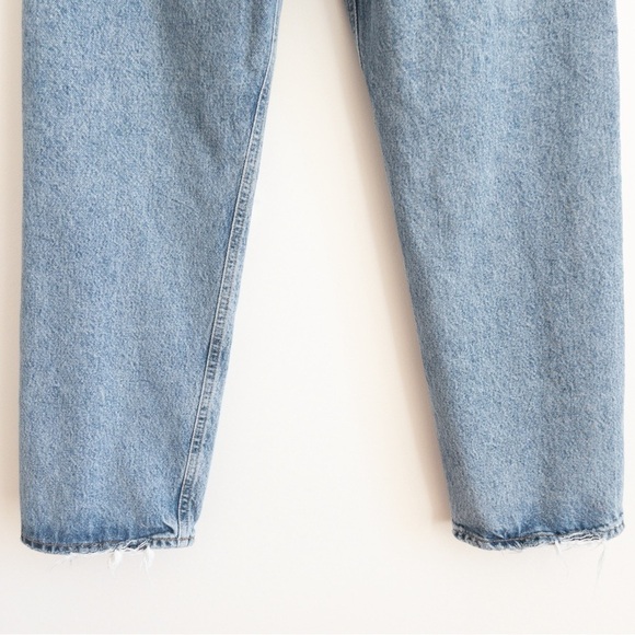 Agolde High Waist 90's Crop Jeans in Suspend - Picture 10 of 16
